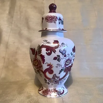 Buy MASON’S Masons Ironstone Red Mandalay Pattern Tokyo Vase Urn Hand Painted #2/2 • 65£