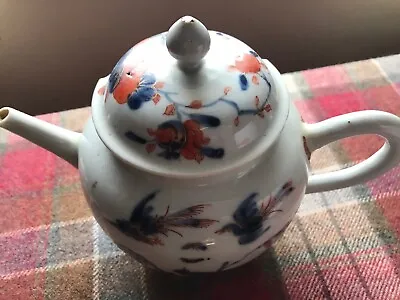 Buy Antique Chinese Imari Porcelain Teapot Mid-18th Century - Superb ! Lid Broken • 79.95£