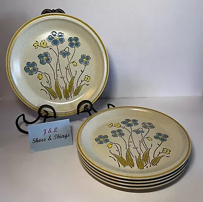 Buy Vintage Hearthside Garden Festival Set Of 5 Dinner Plates Highland Flowers EUC • 33.63£