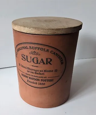 Buy Henry Watson The Original Suffolk Terracotta Sugar Container 20 Cm High • 14.99£