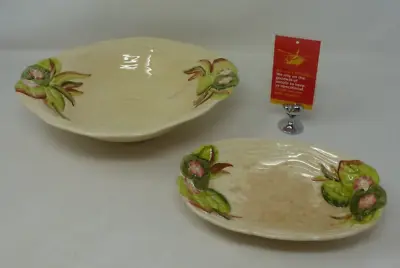 Buy Clarice Cliff Salad Bowl And Side Dish                                     C1 • 5.95£