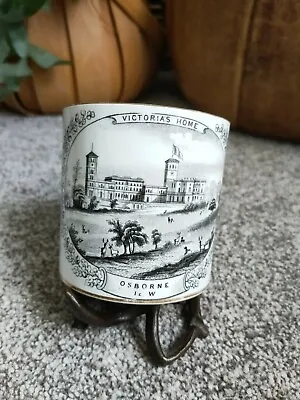 Buy OSBORNE CHINA CUP Isle Of Wight Newport Pyle St Very Rare White And Black . • 29.99£