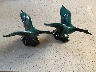 Buy Canadian Blue Mountain Pottery Pair Of Canada Geese Mint • 30£