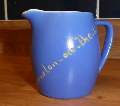 Buy Vintage Devon Pottery Blue Jug  Bourton On The Water  3  Tall • 3.75£