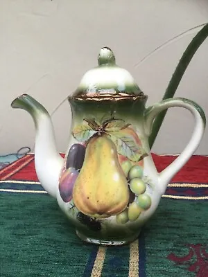 Buy Vintage Coffee Pot Mayfayre Staffordshire Pottery Made In England • 8£