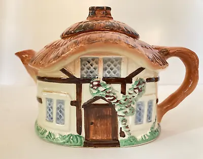 Buy Vintage Burlington Ware Devon Cobb Cottage  Teapot • 7£