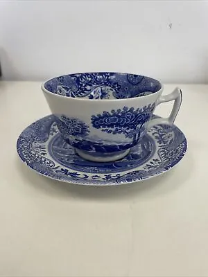 Buy Spode Blue Italian Cup And Saucer • 15£