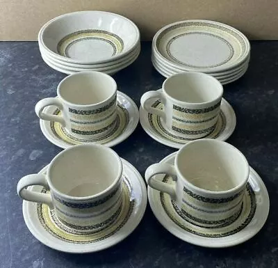 Buy Retro Yellow & Brown Circle Pattern Biltons Ironstone Tableware - See Pictures • 32.99£