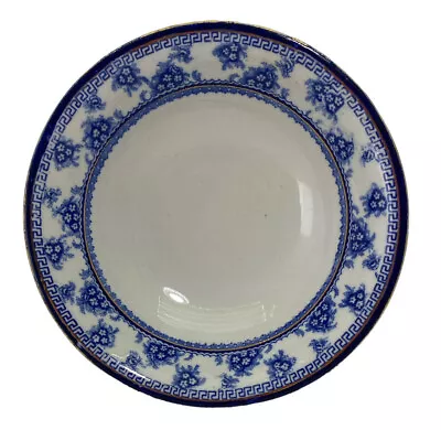 Buy Stanley Pottery 6 1/2 Inch Bowl Torbrex Pattern Blue White Dinnerware Gold Trim • 8.52£