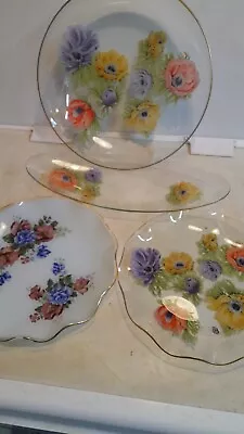 Buy Chance Glass 1960’s Anemone 30cm Bowl And Others....selling Together • 0.99£