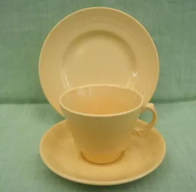 Buy Vintage Wood's Ware Jasmine Tea Cup, Saucer & Plate Trio • 6.99£