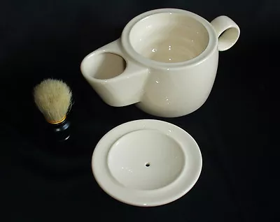 Buy Shaving Mug Bowl Scuttle In Creamware • 37£