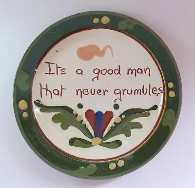 Buy Watcombe Scandy Motto Ware 5in Tea Pot Stand Its A Good Man That Never Grumbles • 7.99£