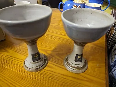 Buy Kelso Pottery. Handmade Chalice , Wine Goblet. New, Never Been Used • 7.50£