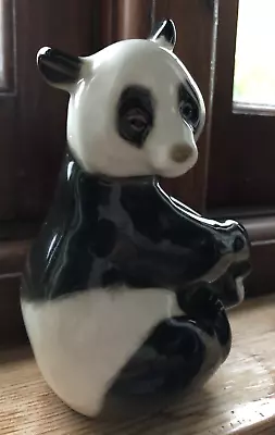 Buy Vintage Lomonosov Black & White Panda Bear Figurine Made In USSR Great Condition • 8.99£