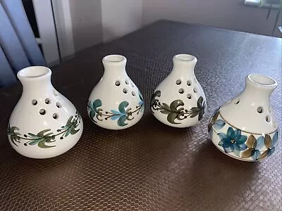 Buy Jersey Pottery   Set Of 4  Bud Posy Vases Vintage Retro Lovely 1970s • 5.50£