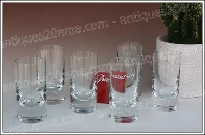 Buy Set Of 6 Baccarat Crystal Water Glasses Tir Bar Model - Water Glasses • 334.63£