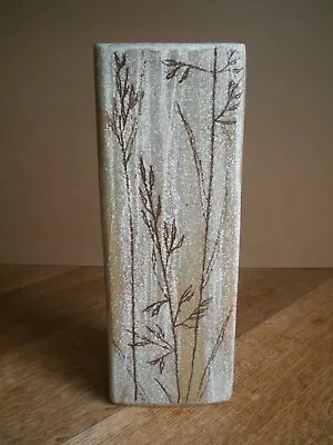 Buy Tall Studio Pottery Vase With Incised Decoration By Eric White 1960's Era. • 18£