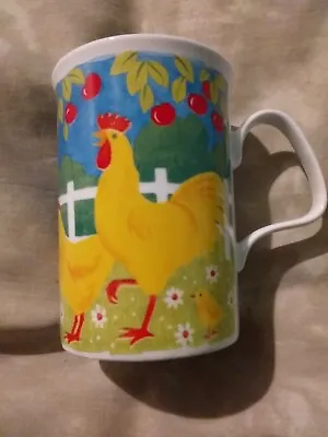Buy Chickens Theme Mug Roy Kirkham Very Colourful Fine Bone China  • 6.99£