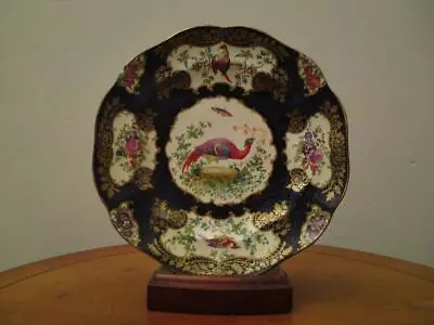 Buy Booths Silicon China Scale Blue Worcester Style Exotic Birds Plate • 45£
