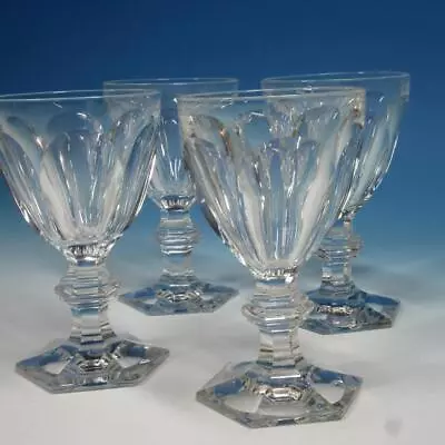 Buy Baccarat France Crystal - Castiglione - 4 Footed Water Glasses - 6 Inches • 287.71£