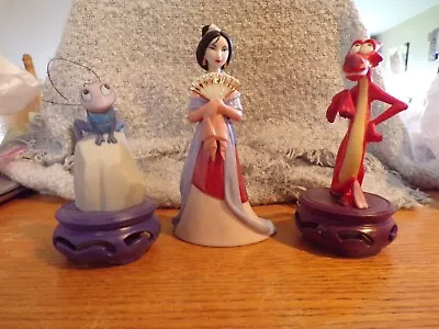 Buy Disney Princess Mulan And Cri-Kee Vintage Porcelain Figurines • 25.29£