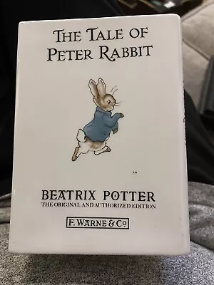 Buy Wedgewood Peter Rabbit Beatrix Potter Ceramic Book Money Box Book End • 12£
