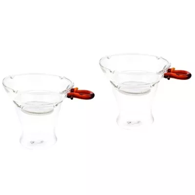 Buy  2 Sets Loose Tea Infuser Clear Kettle Glass Strainer Filter • 13.15£