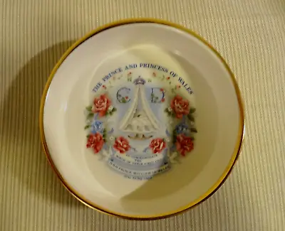 Buy Prinknash  The Prince And Princess Of Wales  Commemorative Dish • 15.16£