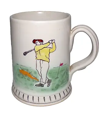 Buy Buchan Pottery Scotland One Pint Golfing Pattern Tankard In Stoneware A/S • 3.95£