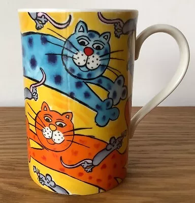 Buy Dunoon Crazy Cats Mug By Jane Brookshaw Used VGC • 6.50£