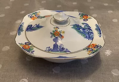 Buy Vintage Alfred Meakin Harmony Shape Bluebird Design Lidded Serving Dish Tureen • 15£