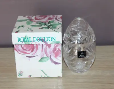 Buy Royal Doulton Keswick Fine Lead Crystal Lidded Box / Jar - As New • 10£