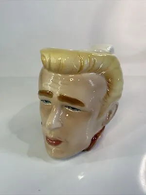 Buy Vintage James Dean Clay Arts Ceramic Mug 1988 The Rebal 3D Figural Face • 19.21£