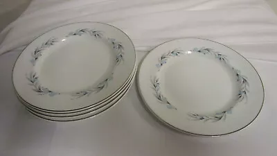 Buy Johnson Brothers Snow White Made In England Blue & Platinum 6 Plates 6 3/8  • 27.02£