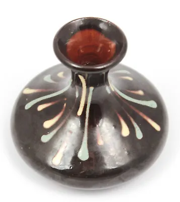 Buy Vintage Brown Miniature Studio Pottery Vase - Decorative • 9.99£
