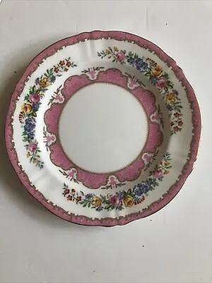 Buy Vintage Crown Staffordshire Tunis Pink Teaplate 5 Avail • 4.99£