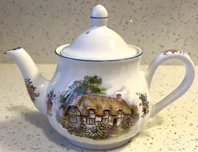 Buy ARTHUR WOOD & Son Staffordshire England Vintage Teapot English Country Cottage • 26.54£