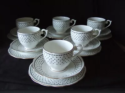 Buy Vintage Queen Anne , Bone China  Georgian Design 18 Piece Tea Set • 19.99£