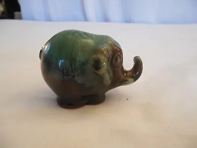 Buy Blue Mountain Pottery Canada Green Glaze Elephant 2  • 14.60£