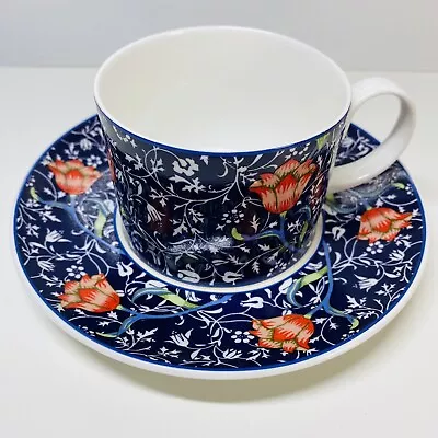 Buy Dunoon Medway Chintz By William Morris Fine Bone China Cup And Saucer • 10£