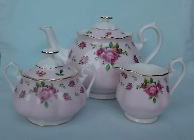 Buy Royal Albert Teapot Set New Country Roses - Pink • 115£