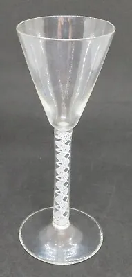 Buy Clear Glass Vintage Victorian Antique Air Twist Stem Wine Glass D • 175£