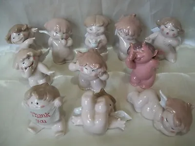 Buy A JOB LOT 11x NAO BY LLADRO CHEEKY CHERUBS. ALL PERFECT CONDITION. • 125£