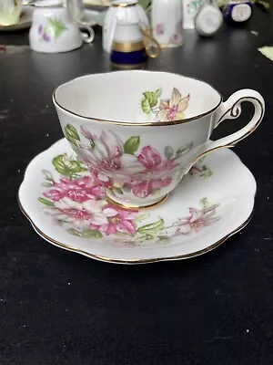 Buy Vintage Royal Standard Teacup/Saucer Ramona Pattern FIne Bone China England • 38.35£