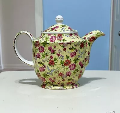 Buy Beautiful James Sadler Chintz China Floral / Flowers Teapot...must See • 56.94£