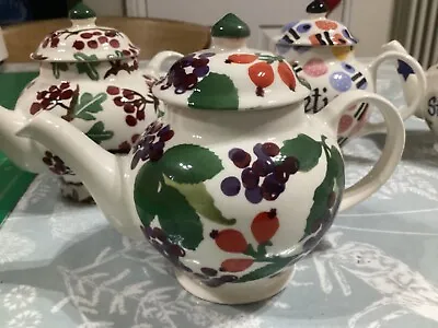 Buy Emma Bridgewater Rosehip & Elderberry  Personalised 2 Mug Teapot New • 29.99£