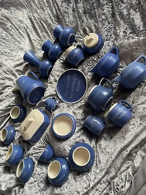 Buy Vintage Devon Ware Pottery Blue & White Tourist Seaside Collectables Set • 67£