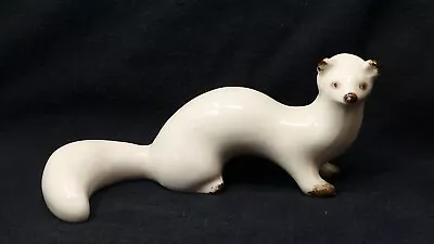 Buy Lomonmosov Ermine Marten White Stout Weasel Figurine • 8.95£