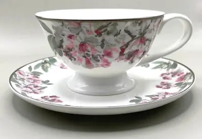 Buy Laura Ashley Bone China Cherry Blossom Pattern Cup & Saucer Ex. Condition • 15£